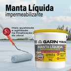 Manta Líquida Impermeabilizante – Proteção Contra Infiltrações para Telhados, Lajes e Paredes