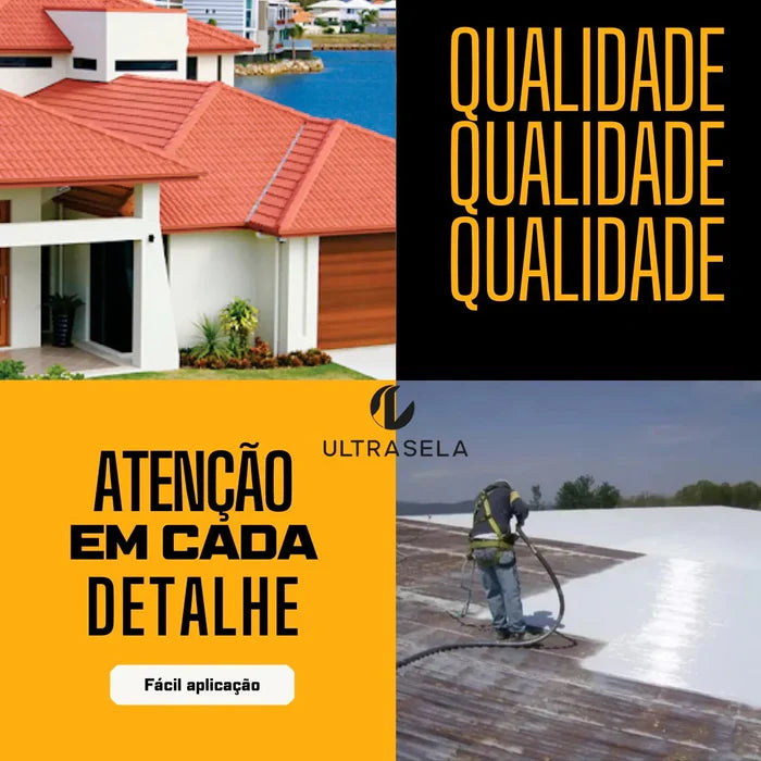 Manta Líquida Impermeabilizante – Proteção Contra Infiltrações para Telhados, Lajes e Paredes